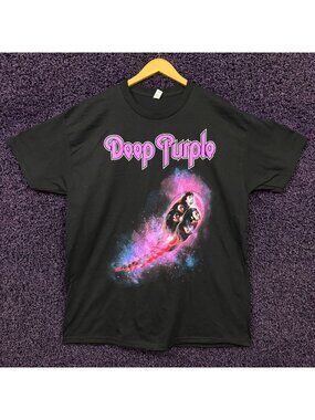 Deep Purple Fireball Album Cover Heavy Metal Band T-Shirt XL